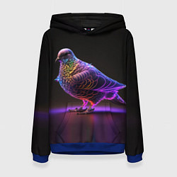 Женская толстовка Неоновый голубь