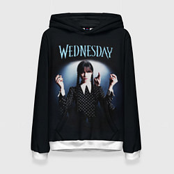 Женская толстовка Уэнсдей и рука