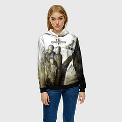 Толстовка-худи женская Three Days Grace дебютный альбом, цвет: 3D-черный — фото 2
