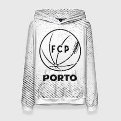 Женская толстовка Porto с потертостями на светлом фоне