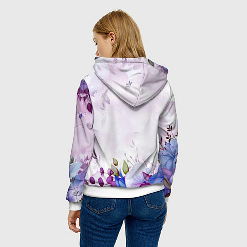 Женская толстовка Подарок любимой мамочке! / 3D-Белый – фото 4