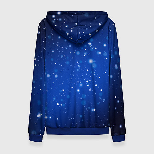 Женская толстовка Кролик в доспехах / 3D-Синий – фото 2