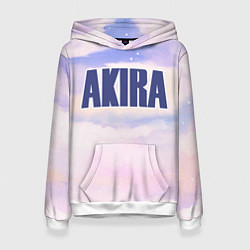 Толстовка-худи женская Akira sky clouds, цвет: 3D-белый