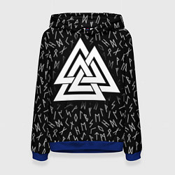 Женская толстовка Valknut runes pattern