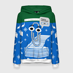 Женская толстовка Скрепка Microsoft