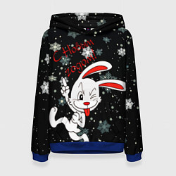 Женская толстовка Подмигивающий кролик