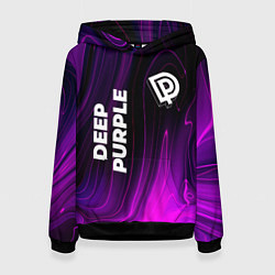 Толстовка-худи женская Deep Purple violet plasma, цвет: 3D-черный