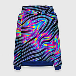 Женская толстовка Голографические полосы