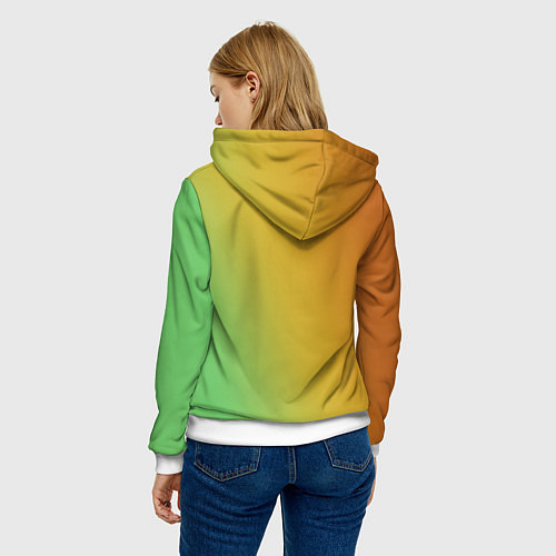 Женская толстовка My Singing Monsters - Зерномех / 3D-Белый – фото 4