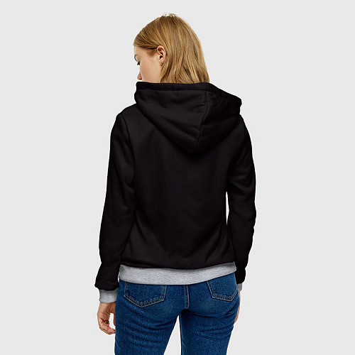 Женская толстовка Blink ghosts pumpkin / 3D-Меланж – фото 4