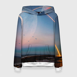 Женская толстовка Космос и планeты