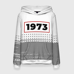 Женская толстовка 1973 - в красной рамке на светлом
