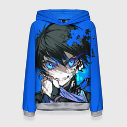 Толстовка-худи женская Ёити Исаги art, цвет: 3D-меланж