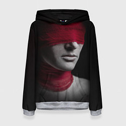 Толстовка-худи женская Красная мумия, цвет: 3D-меланж