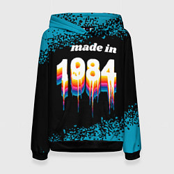 Женская толстовка Made in 1984: liquid art