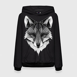 Женская толстовка Lowpoly fox