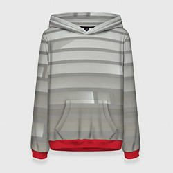 Женская толстовка Серый паттерн из различных блоков