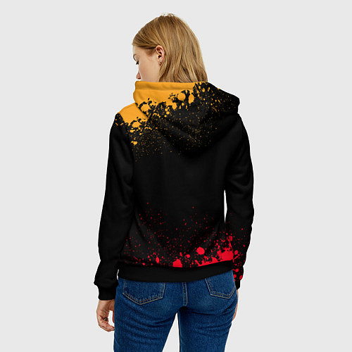 Женская толстовка Евгения бесценна, а для всего остального есть день / 3D-Черный – фото 4