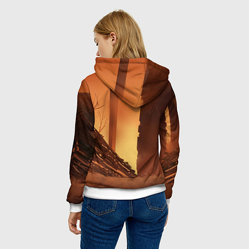 Женская толстовка Ellie - The last of us / 3D-Белый – фото 4