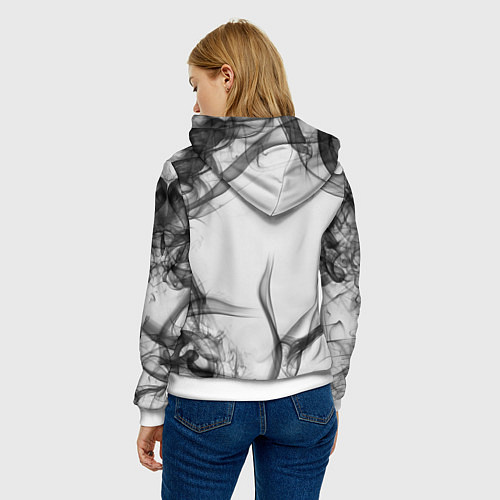 Женская толстовка Накаченная горилла / 3D-Белый – фото 4