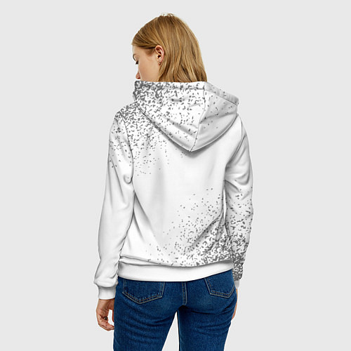 Женская толстовка Водитель суббота воскресенье на светлом фоне / 3D-Белый – фото 4