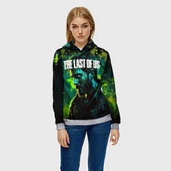 Толстовка-худи женская Joel - last of us, цвет: 3D-меланж — фото 2
