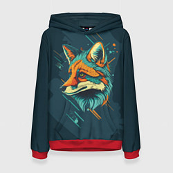 Женская толстовка Загадочный лис