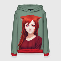 Женская толстовка Cute Catgirl