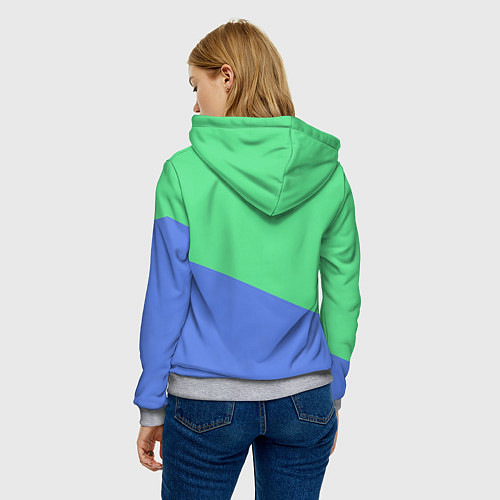 Женская толстовка Динамит Ви / 3D-Меланж – фото 4