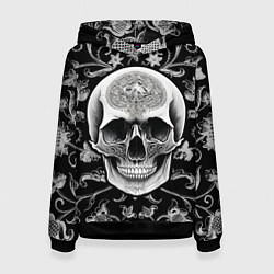 Женская толстовка Винтажный череп