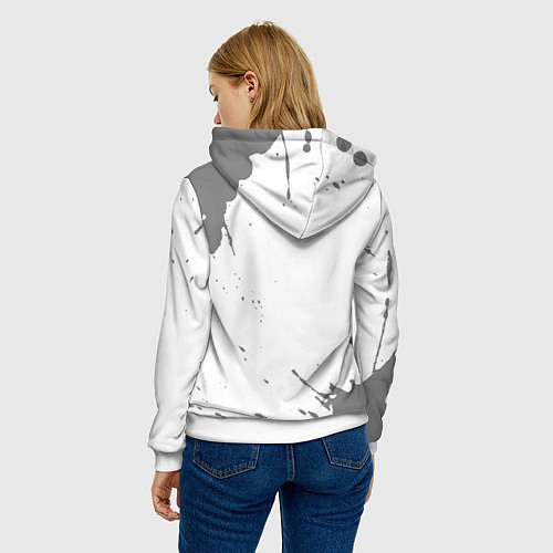 Женская толстовка Массажист: за работой / 3D-Белый – фото 4