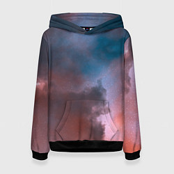 Женская толстовка Сплетение двух космических сияний