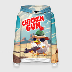 Женская толстовка Chicken Gun