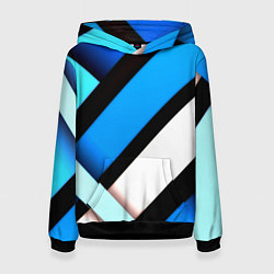 Женская толстовка Спортивная геометрия из полос