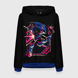 Женская толстовка Кибер-Соник с алмазом