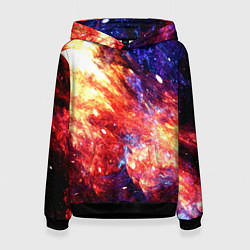 Женская толстовка Космическое сияние ночь
