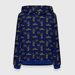 Женская толстовка Bart pattern Eat my shorts