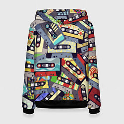 Женская толстовка Касеты 80-е