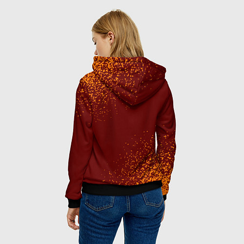 Женская толстовка Надежда осенняя лисичка / 3D-Черный – фото 4