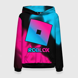 Женская толстовка Roblox - neon gradient