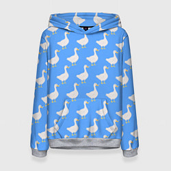 Женская толстовка Домашний гусь вооружен ножом