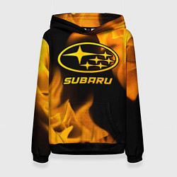 Женская толстовка Subaru - gold gradient