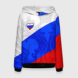 Женская толстовка Сердечко - Россия