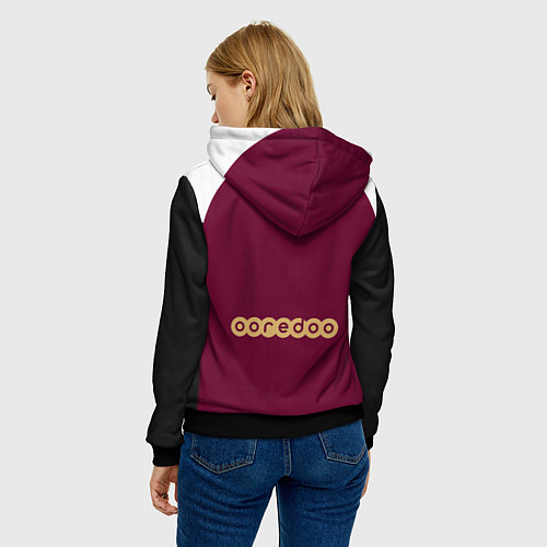 Женская толстовка Форма ПСЖ третья / 3D-Черный – фото 4