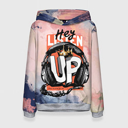 Женская толстовка Музыкальные наушники