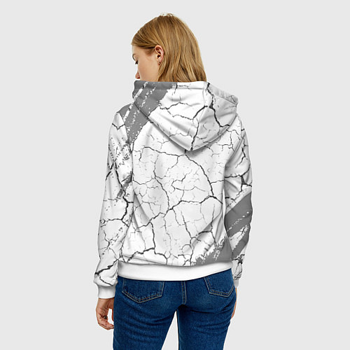 Женская толстовка Фехтовальщик - и этим все сказано / 3D-Белый – фото 4