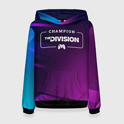 Женская толстовка The Division gaming champion: рамка с лого и джойс