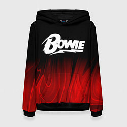 Женская толстовка David Bowie red plasma