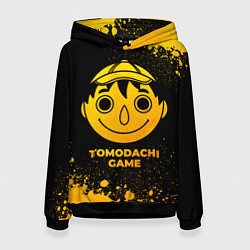 Женская толстовка Tomodachi Game - gold gradient
