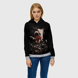 Толстовка-худи женская Элиас и Тисэ, цвет: 3D-меланж — фото 2